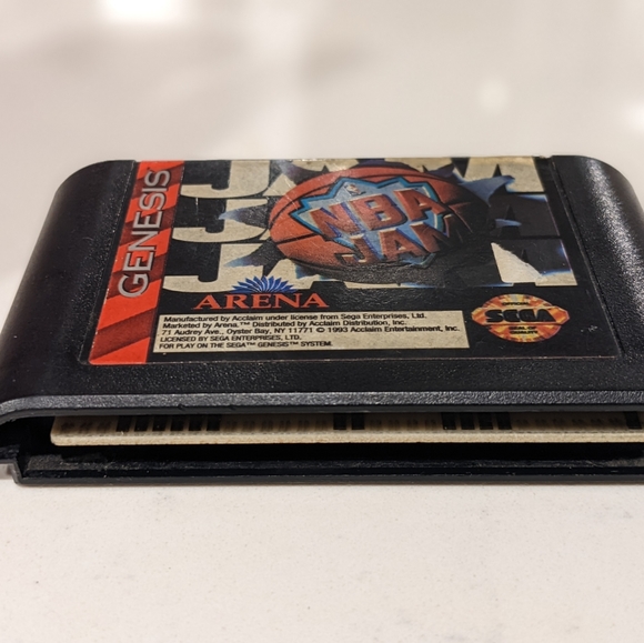 NBA Jam (Sega Genesis, 1993) - Picture 2 of 4